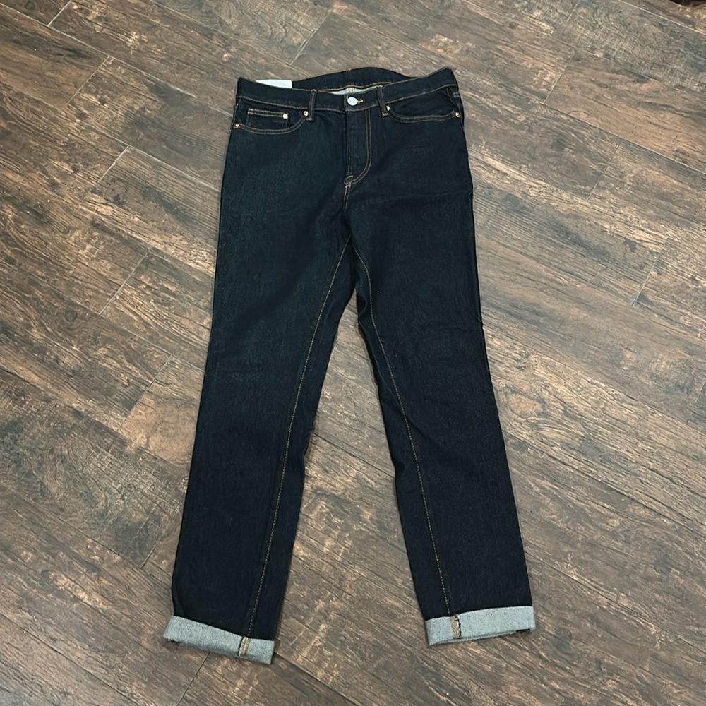 H&M skinny fit coupemoulante blue jeans